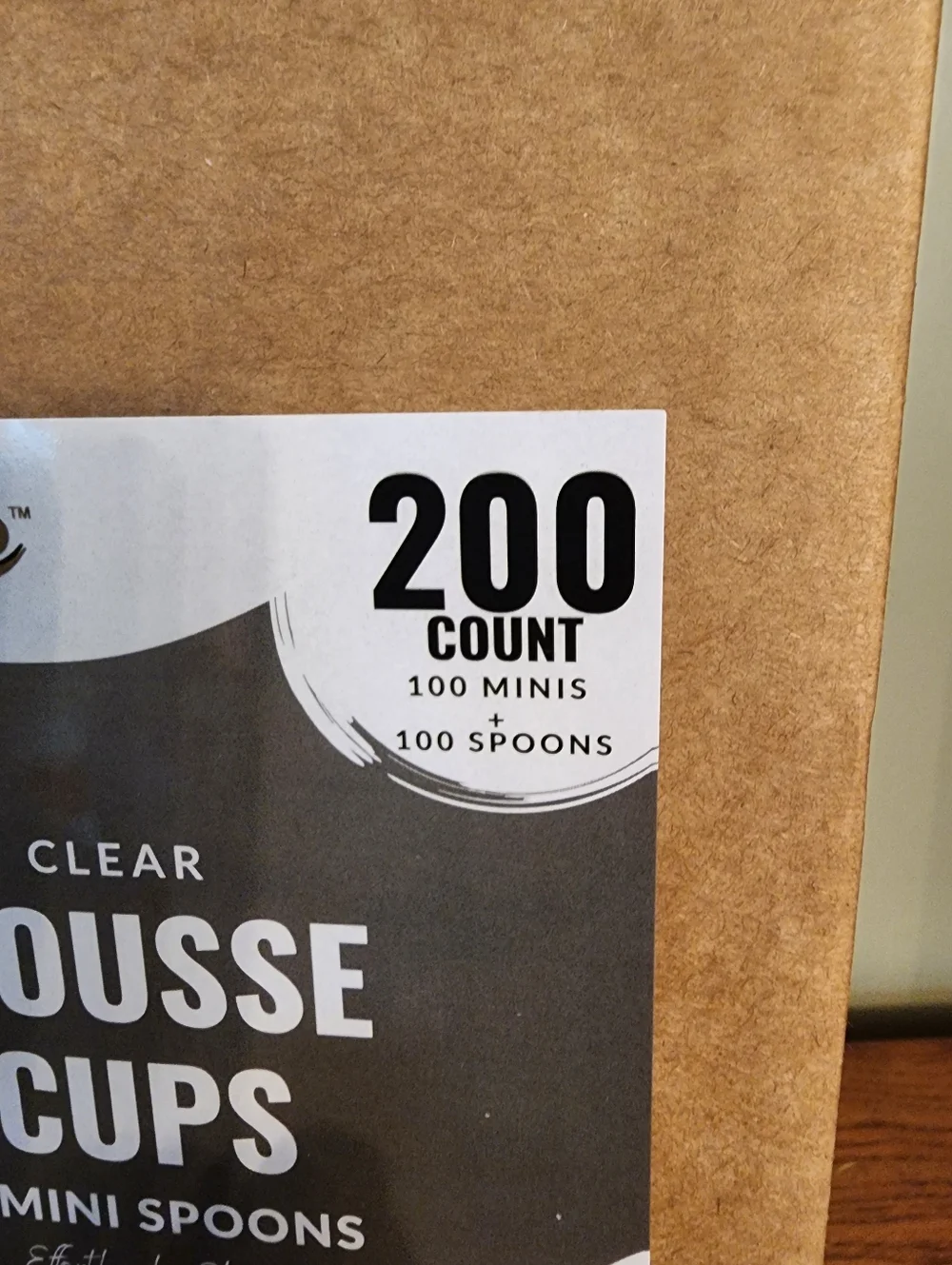 Exquisite Mousse Cups W/mini Spoons